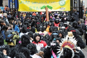 Hétvégén londonban a gorilla fut